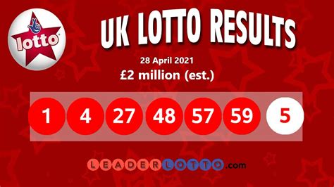 National Lottery Results Official Site