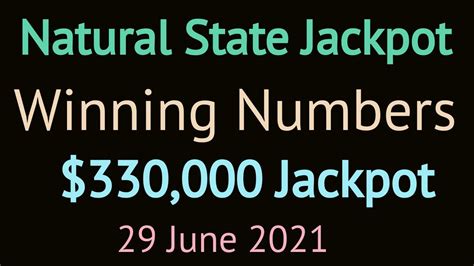 Natural State Jackpot Payouts