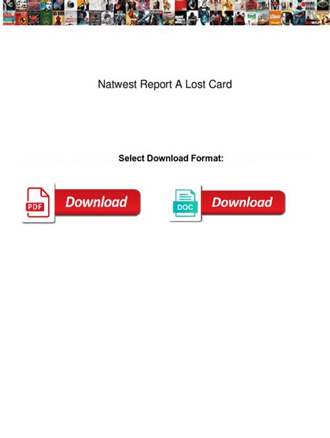 Natwest Report A Lost Card
