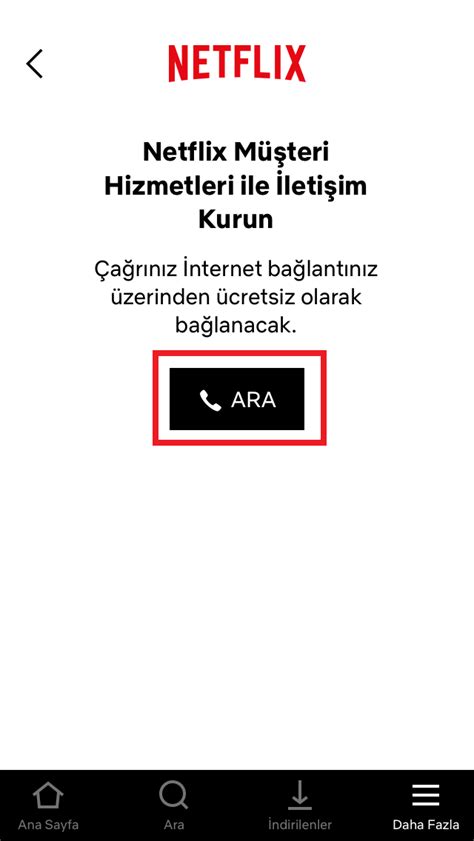 Netflix yardım merkezi