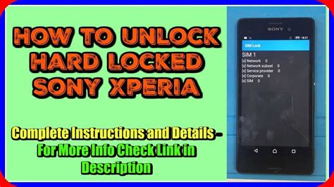 Network unlock code generator download sony xperia