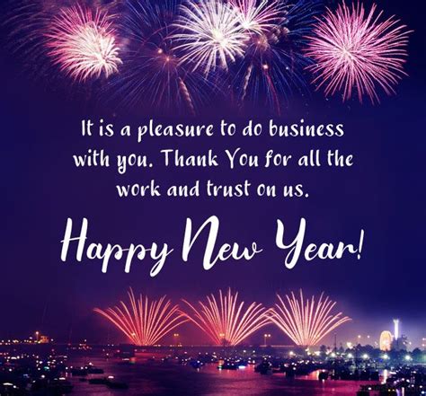 New Year Business Ecards
