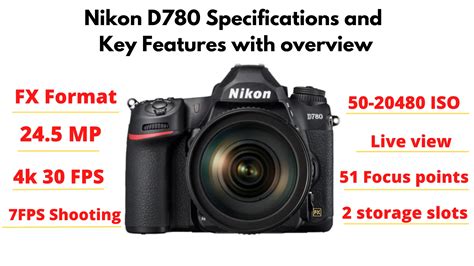 Nikon D780 Specifications