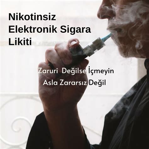 Nikotinsiz elektronik sigara likiti