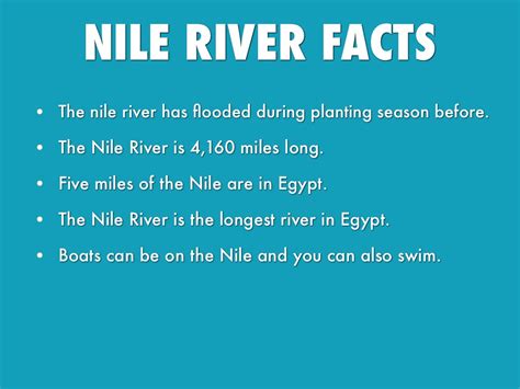 Nile River Facts