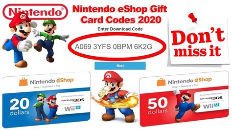 Nintendo Eshop Card Online Free
