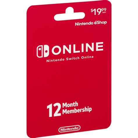Nintendo Online Gift Card Uk