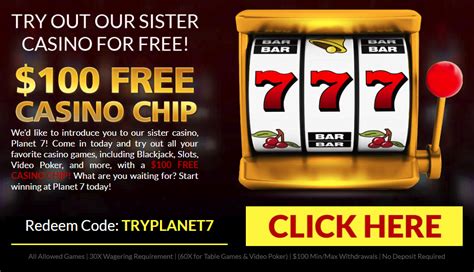 No Deposit Coupon Code Planet 7 Casino