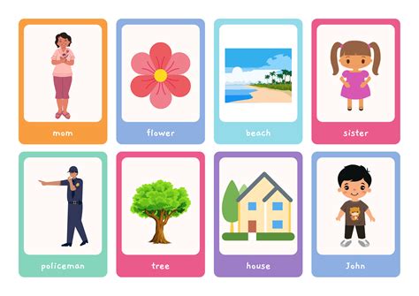 Nouns Flashcards With Pictures Pdf