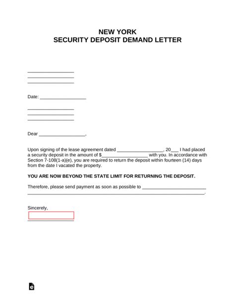 Nys Security Deposit Return Laws