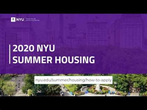 Nyu Housing Application