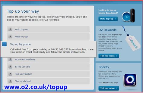 O2 Top Up Number To Call