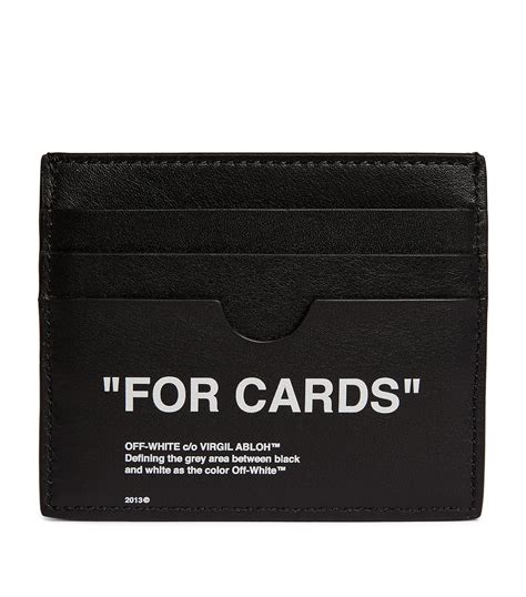 Off White Card Holder Sale