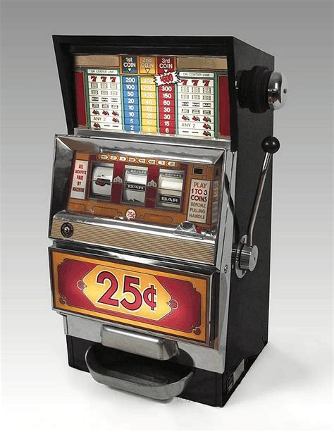 Old 25 Cent Slot Machine