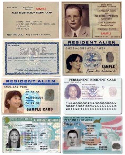 Old Green Card Images