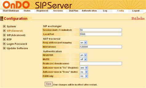 Ondo sip server download
