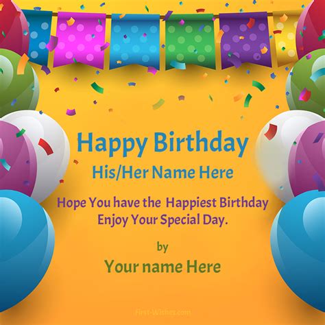 Online Birthday Wish Card Maker