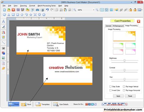 Online Business Card Design Software Online Business Card Design Software