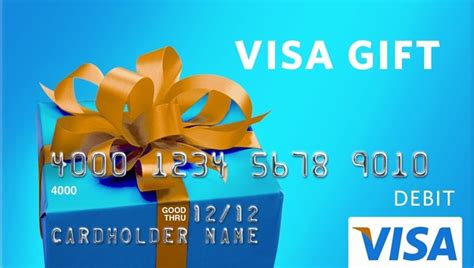 Online Shopping Gift Card Visa