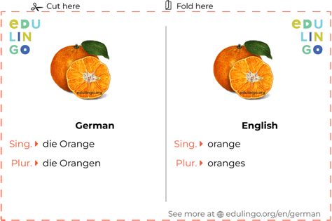 Orange In German