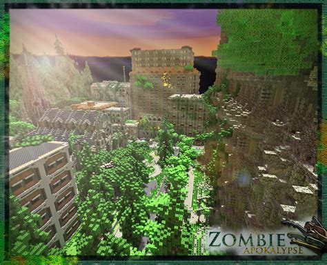 Oynamaq üçün minecraft zombi apocalypse xəritəsi