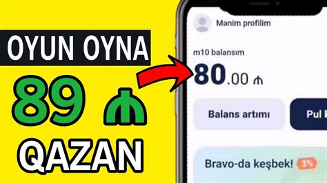 Oyun oynayın mən real pul qazanıram