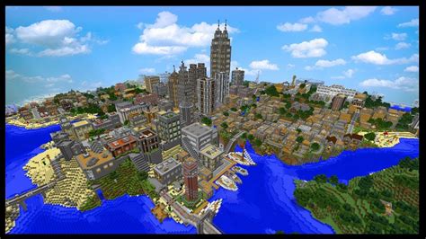 Oyunu yüklə minecraft map city