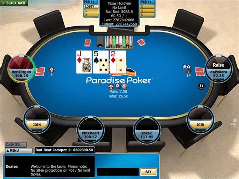 Paradise Poker Tournament Paradise Poker Tournament