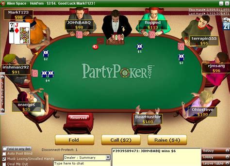 Party poker soçi cədvəli