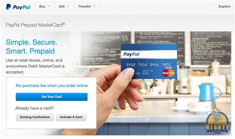 Paypal Prepaid Card Online Account Center