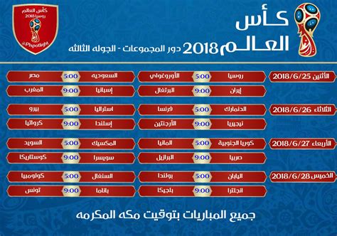 Pdf جدول مباريات كاس العالم روسيا