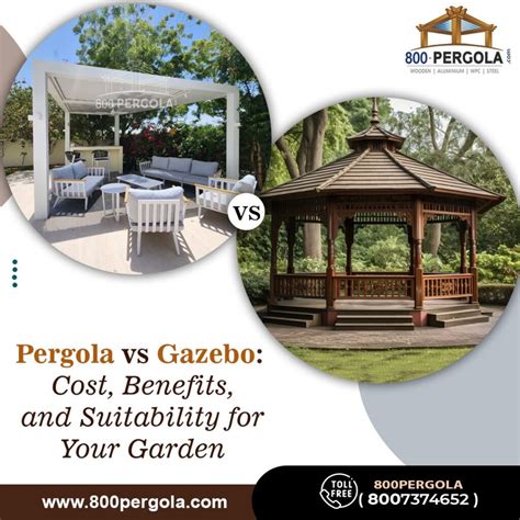 Pergola Vs Gazebo Cost