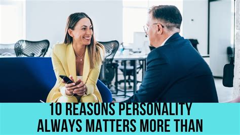 Personality Matters More Than Looks