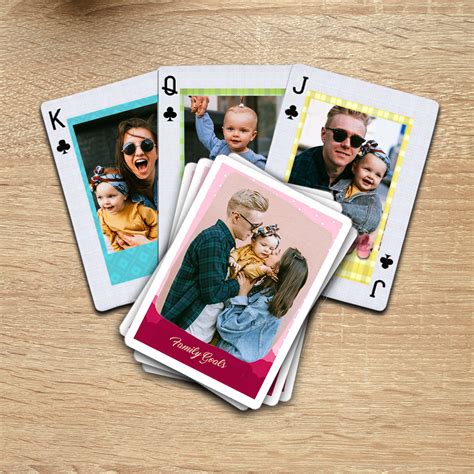 Personalized Playing Cards Multiple Pictures