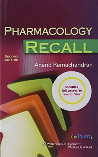 Pharmacology recall pdf تحميل