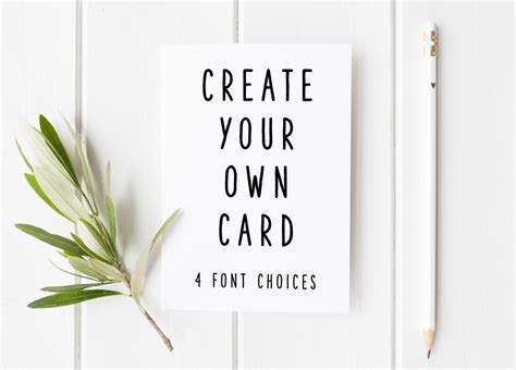 Photo Card Design Your Own