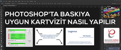 Photoshopta kartvizit nasıl yapılır