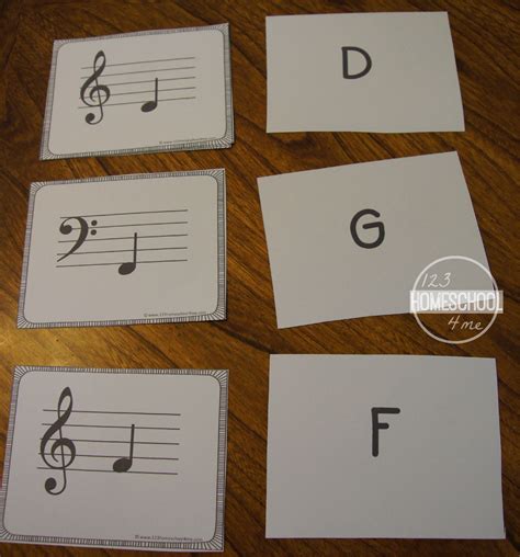 Piano Note Flash Card Game