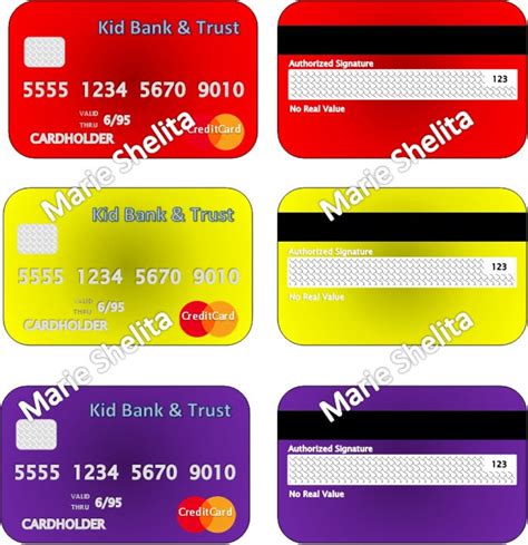 Play Credit Cards Printable