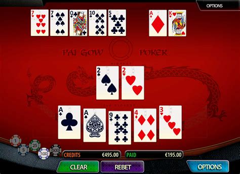 Play Pai Gow Poker Online