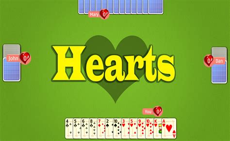 Play hearts cards for tablet