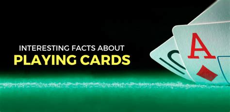 Playing Card Fun Facts