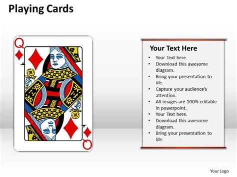Playing Cards Ppt Template Free Download