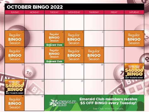 Plaza Bingo Tournaments Schedule 2022