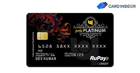 Pnb Rupay Platinum Credit Card