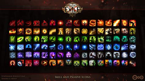 Poe Skill Icon Letters