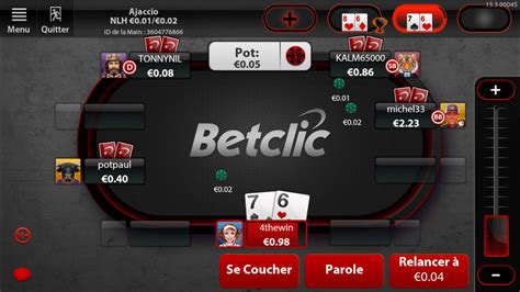 Poker Betclic Regle