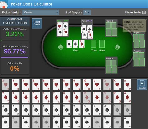 Poker Calculator Omaha