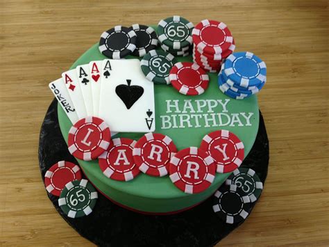 Poker Design Birthday Cake
