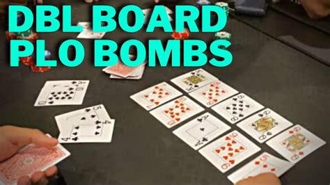 Poker Double Board Bomb Pot